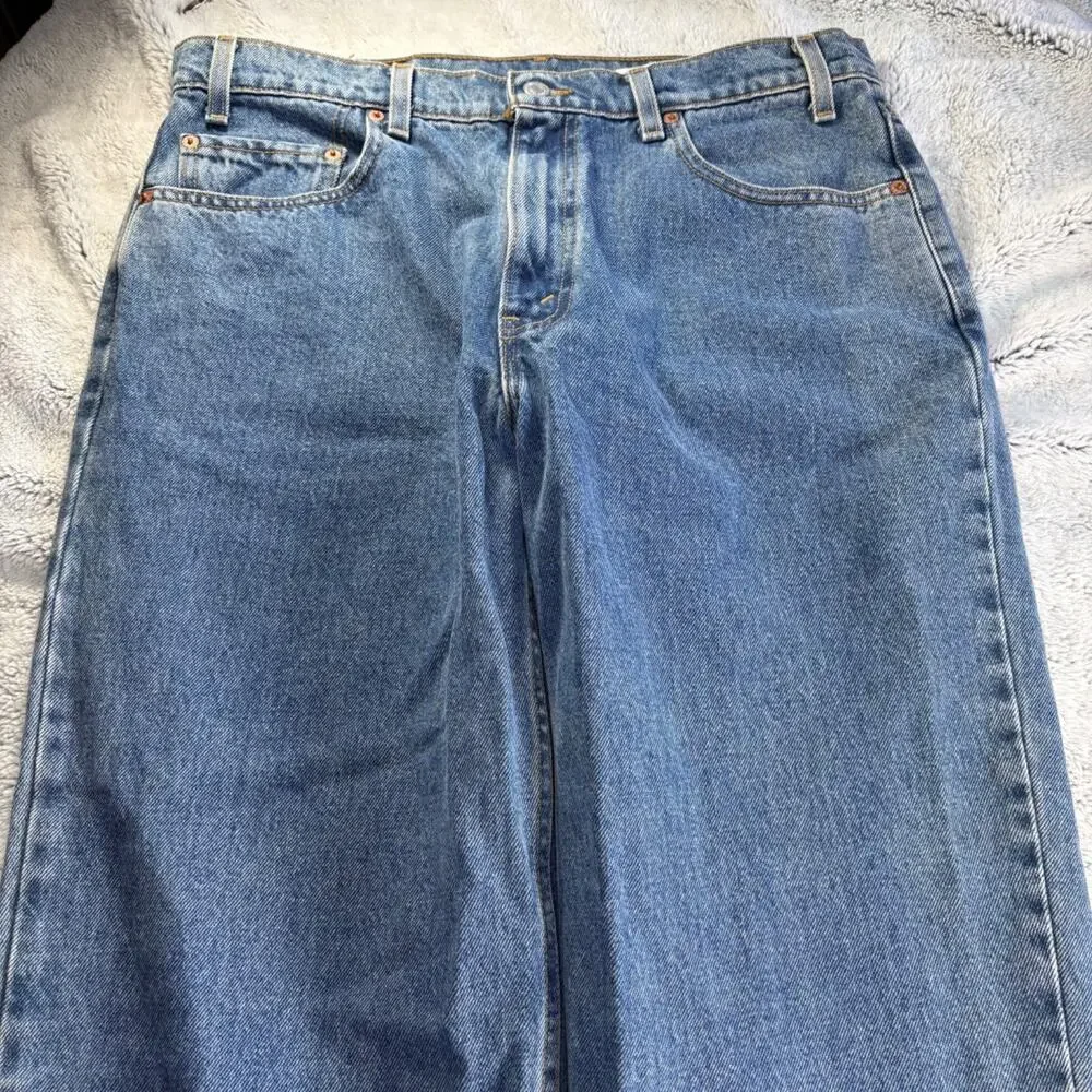 Vintage Levis USA MADE 550 Mens Jeans 36x30 Black Batwing Red Tag Relaxed Fit